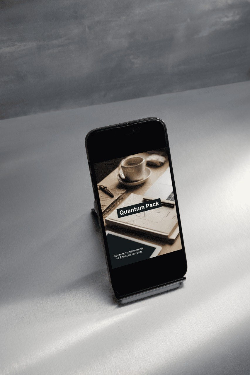 Smartphone displaying a coffee-themed app on a gray surface