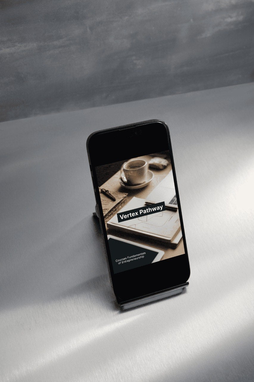 Phone displaying a coffee-themed app on a gray surface